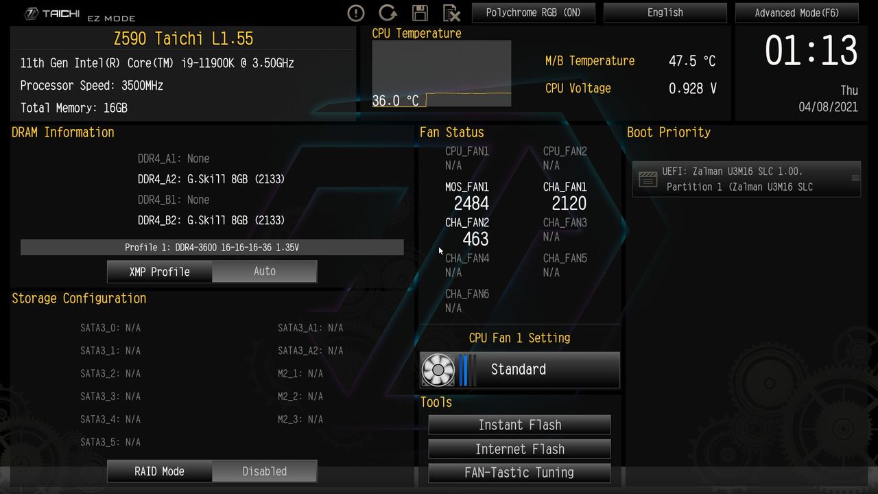 ASRock Z590 Taichi