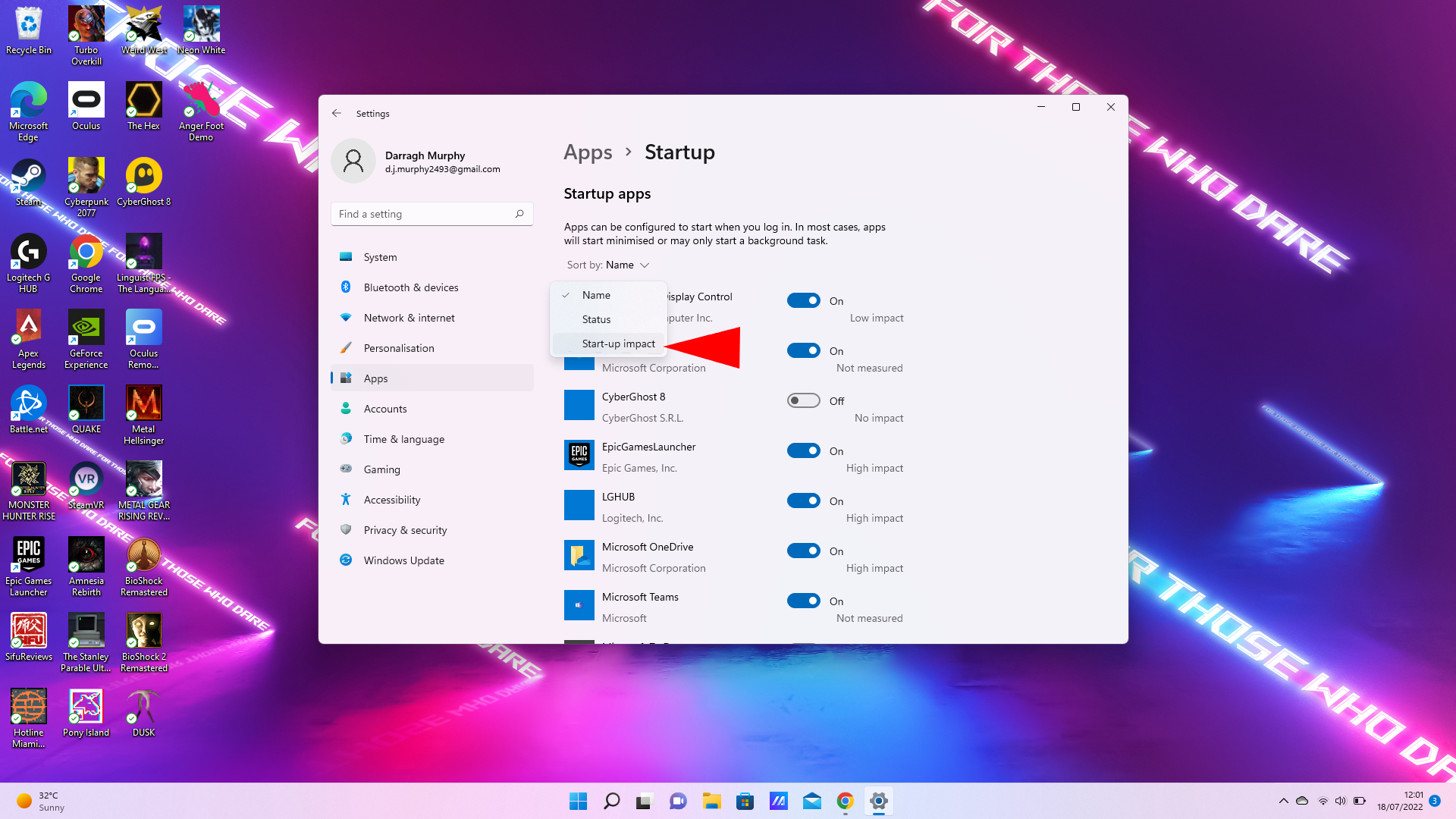 Windows 11 Disable Startup Apps