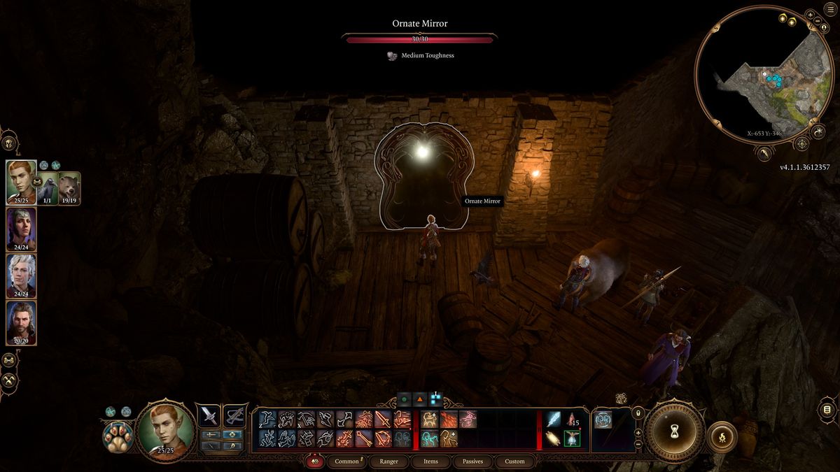 Baldur's Gate 3 cellar door - Ornate Mirror location