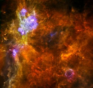 New View of Star-Forming Cloud Called W3