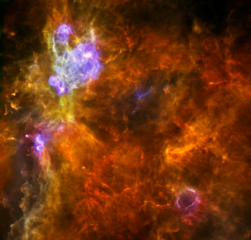 New View of Star-Forming Cloud Called W3