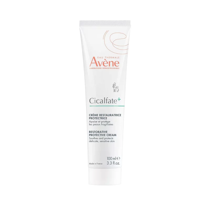 Avene Cicalfate+ Restorative Protective Skin Barrier Face Cream - 3.3 Fl Oz