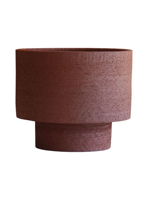 Picta Tower-Like Red Decorative Vase