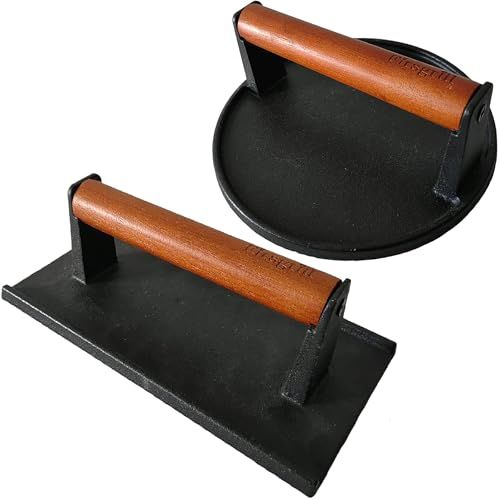 Round and Rectangle Burger Press