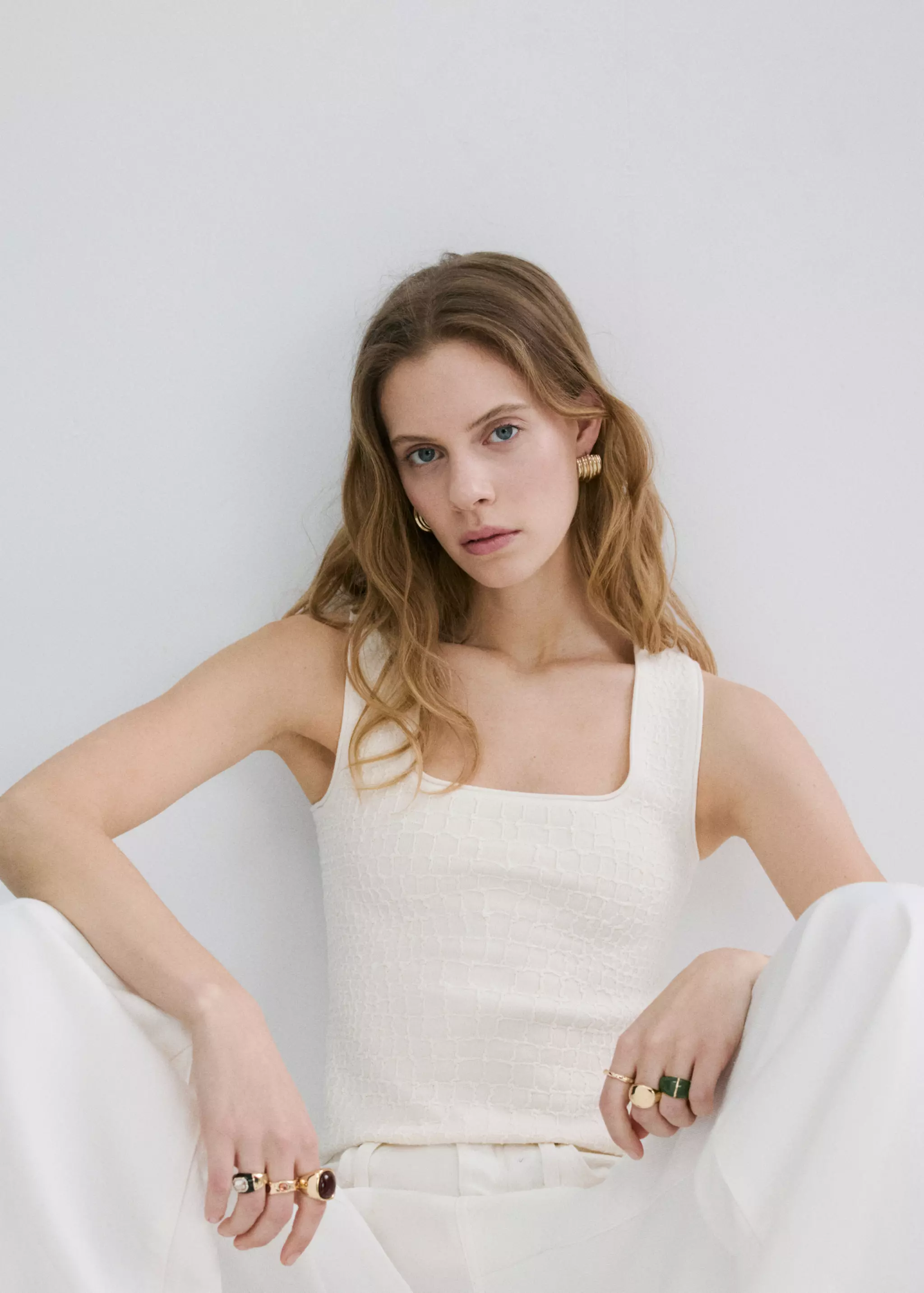 Textured Knit Top - Women | Mango Usa