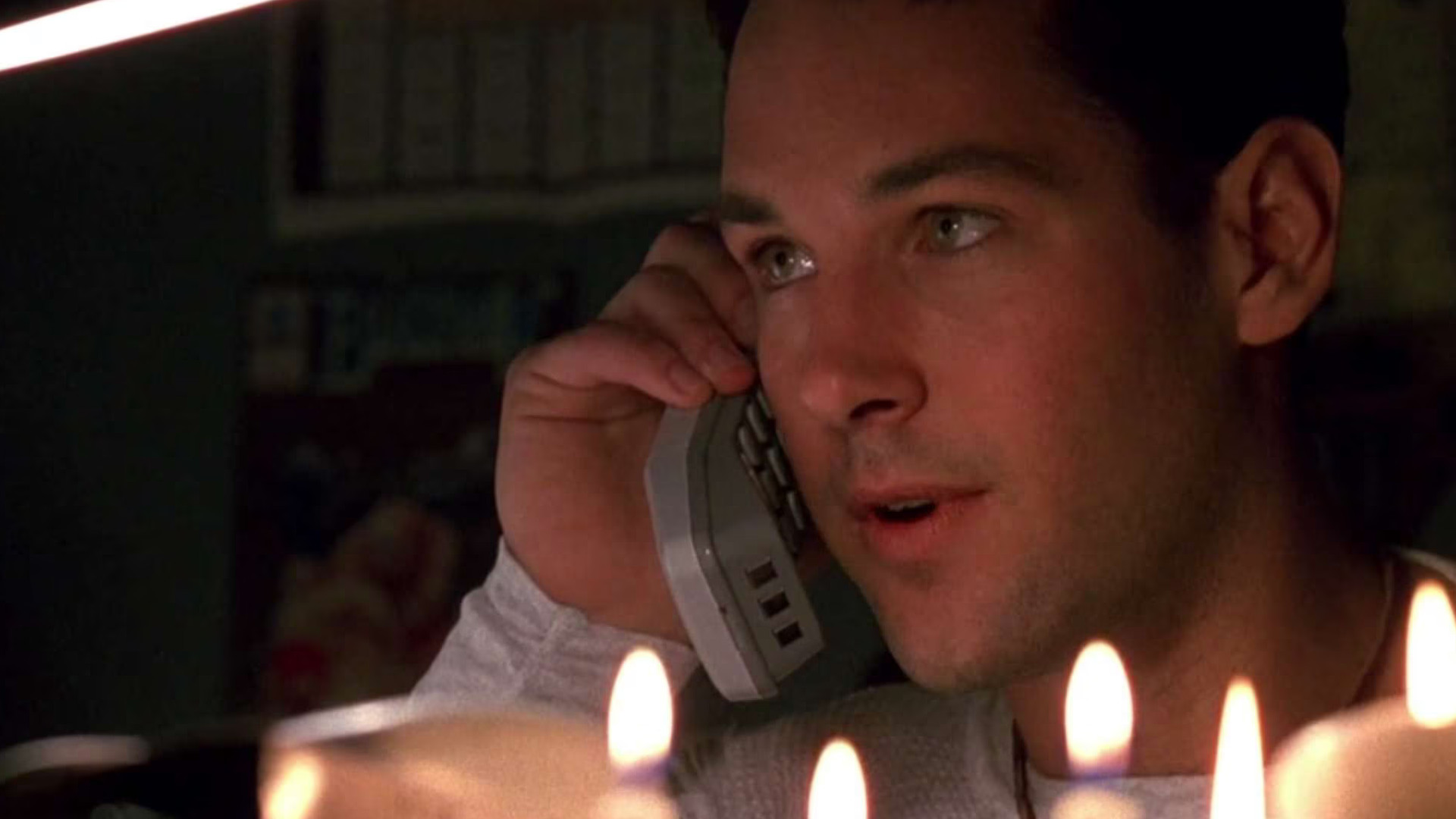Paul Rudd as Tommy Doyle in Halloween: The Curse of Michael Myers.