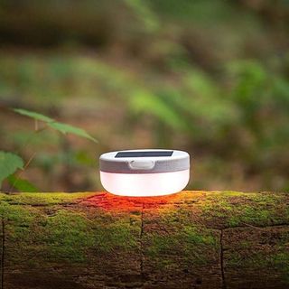 MPOWERD Luci Explore: Solar Portable Light + Speaker + Phone Charger + Wake Up Light, Bluetooth Wireless App Control, Unlimited Color Options, 220 Lumens, Lasts 24 Hours, No Batteries Needed
