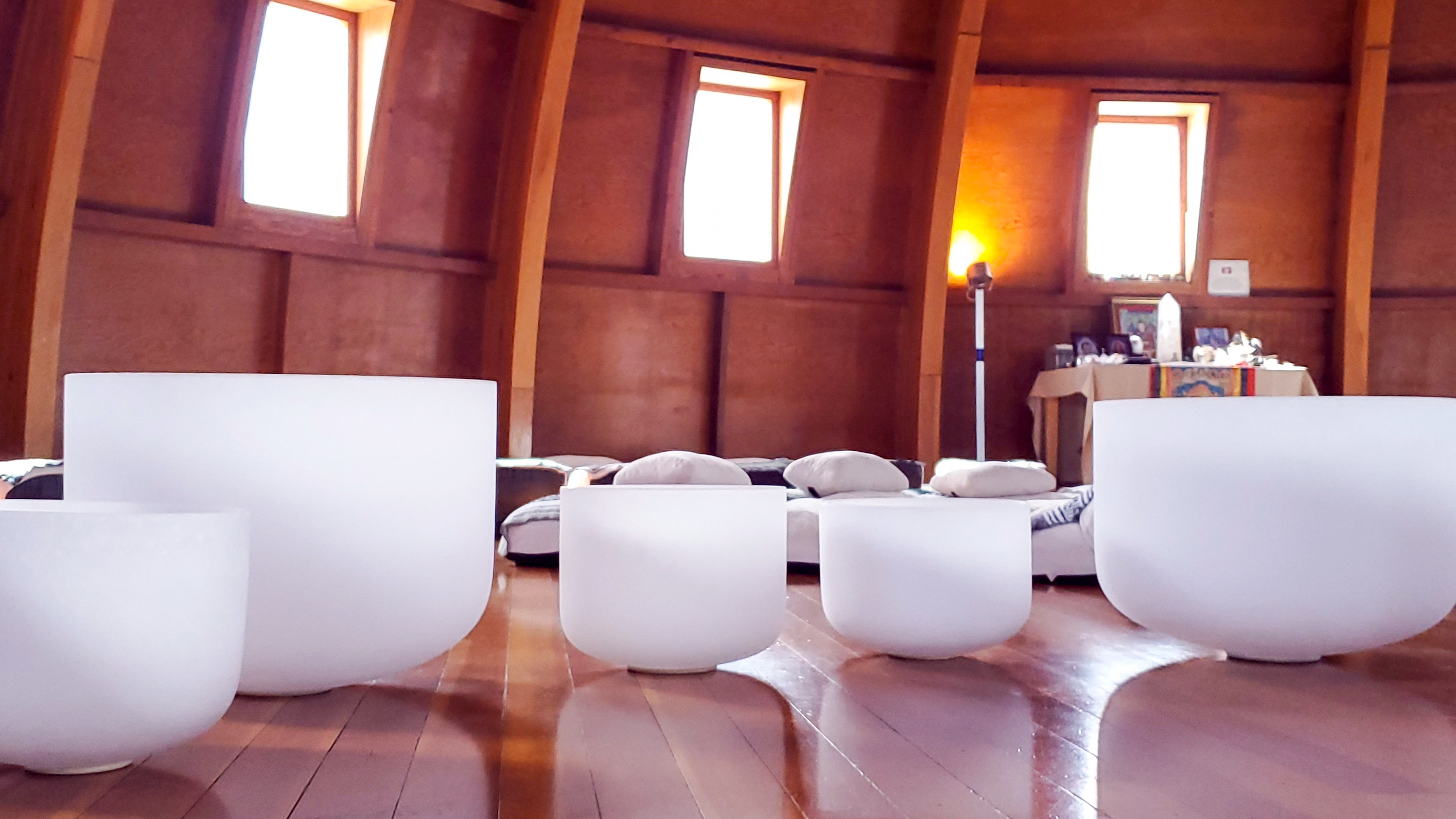 Integratron in California featuring a white domed roof
