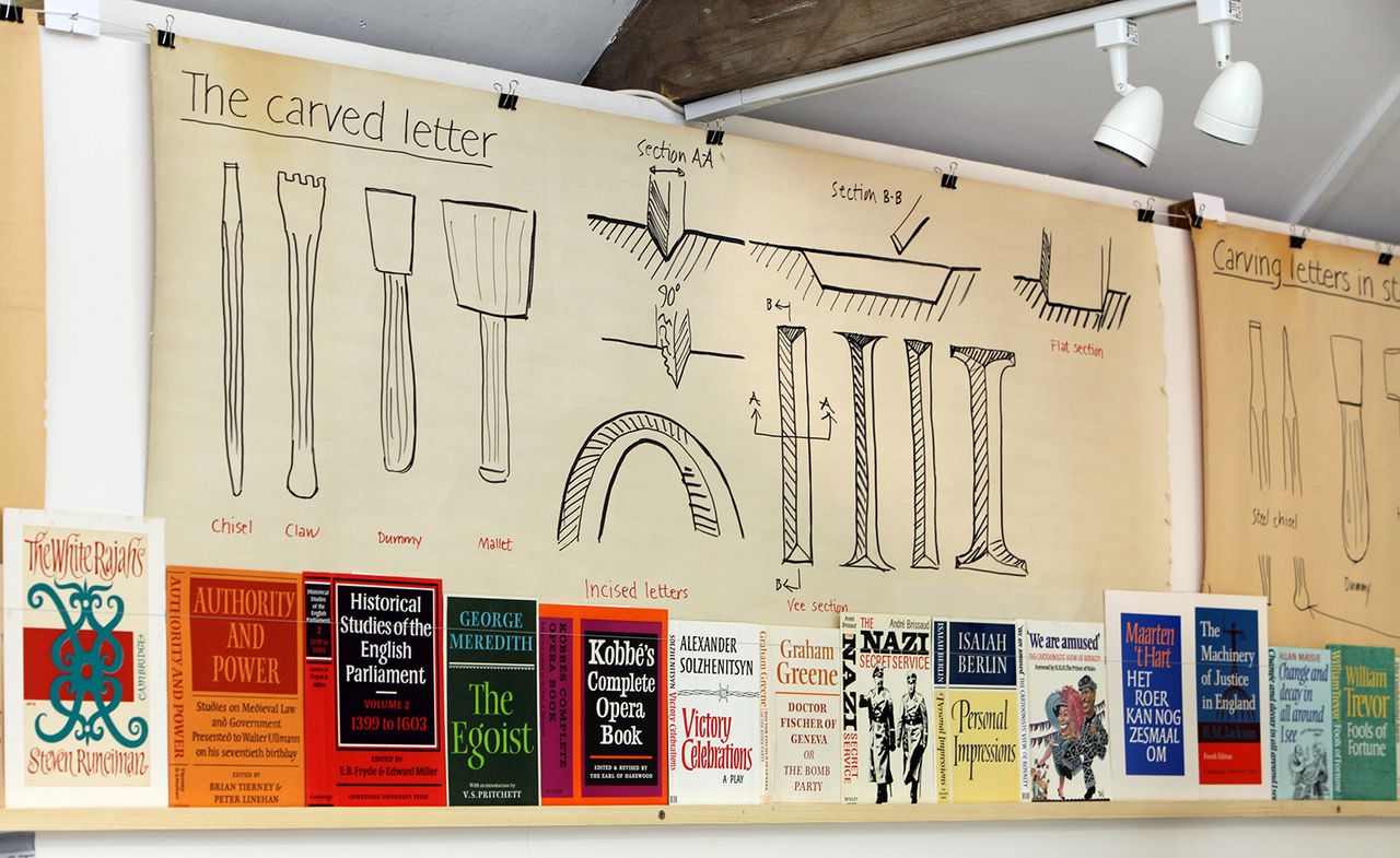 Cover to cover: Lettering Arts Centre displays Michael Harvey&#039;s iconic design