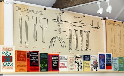Cover to cover: Lettering Arts Centre displays Michael Harvey's iconic design
