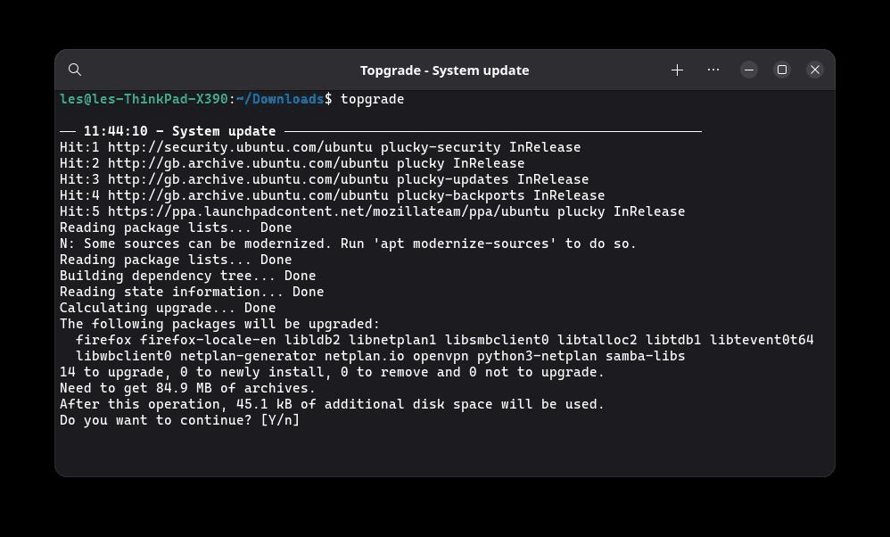 Topgrade