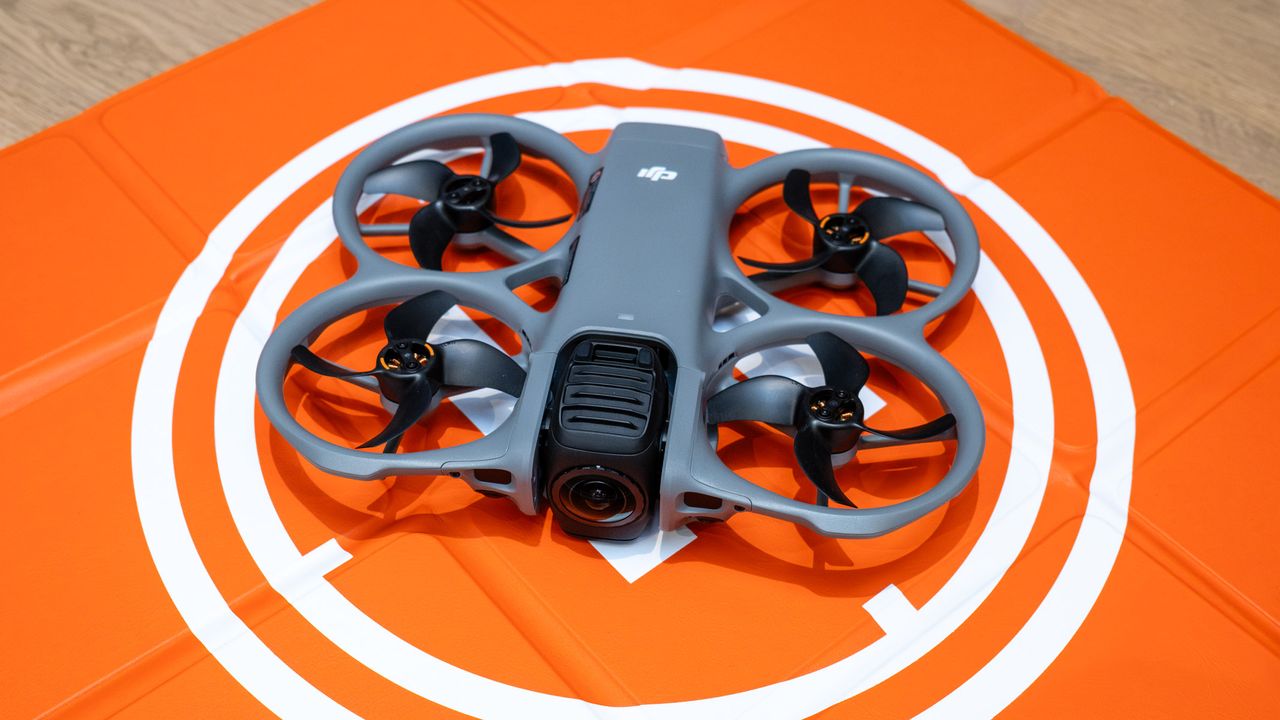DJI Avata 360 on its landing map