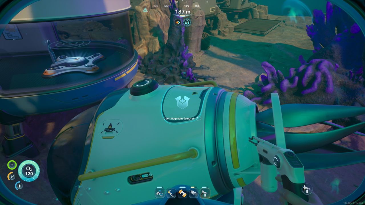 Subnautica 2 Tadpole upgrade slot