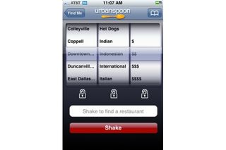 Urbanspoon iPhone app