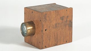 Camera belonging to pioneering Victorian photographer William Henry Fox Talbot.The camera was handmade by Joseph Foden, a local iltshire carpenter. The camera was christened 'mousetrap' by Talbot's wide, Constance, because of its diminutive size, a bit more than 2 inches square. The camera has an acroat lens from a microscope for its optics.