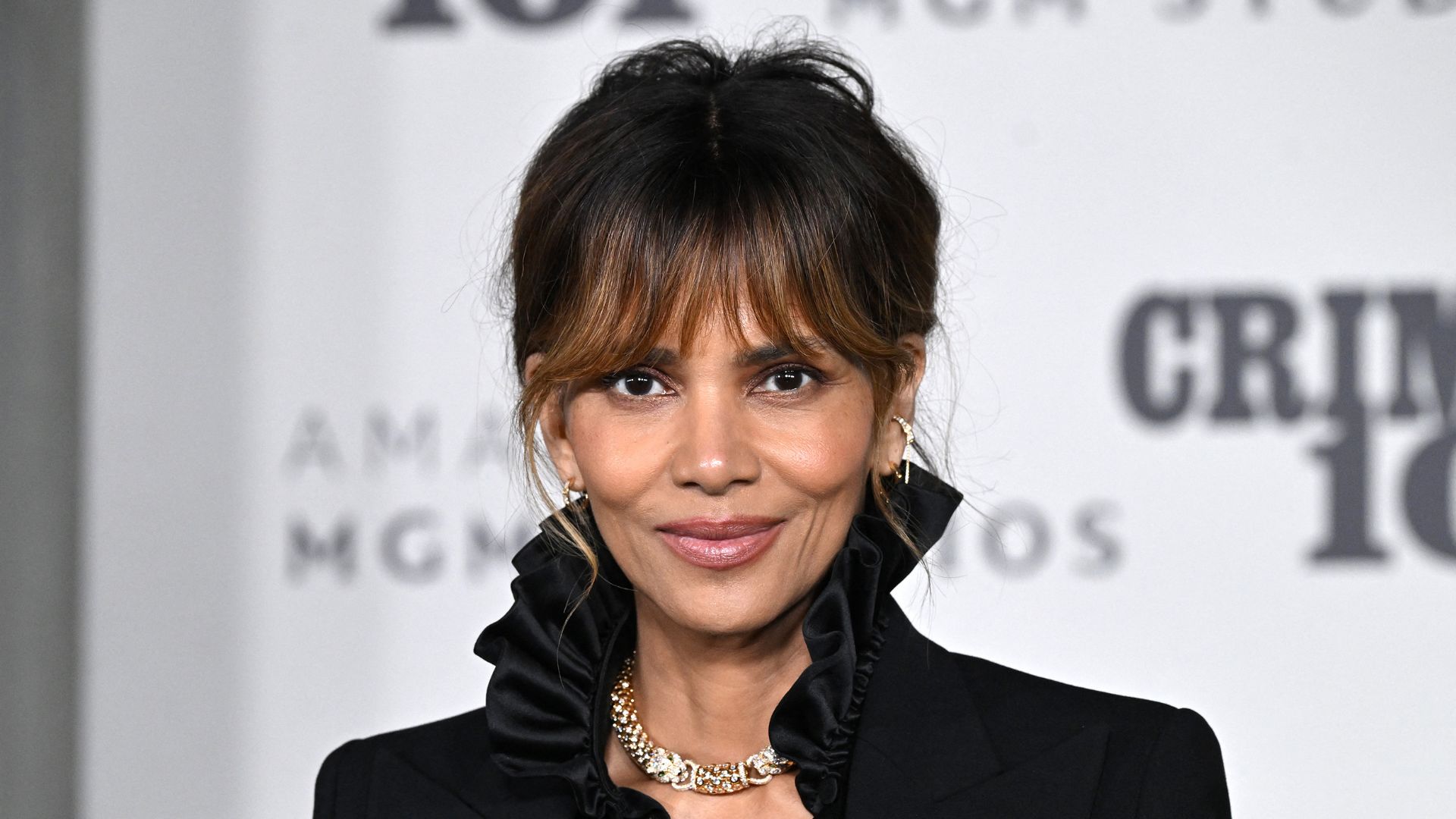 Halle Berry at the premiere of Crime 101, February 2026