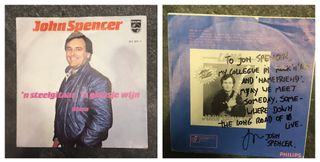 The other John Spencer - and the album he autographed for Jon.