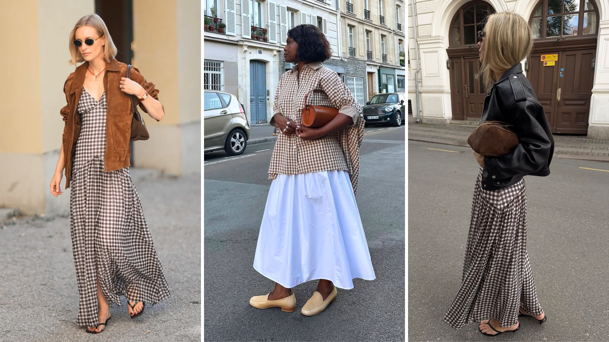 5 ways to wear gingham in autumn