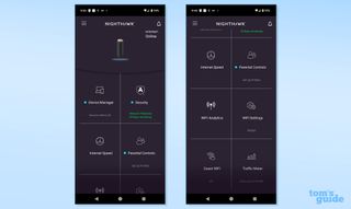 Netgear Nighthawk RS600 app screen shot