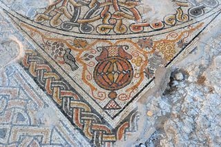 byzantine mosaic from the byzantine period