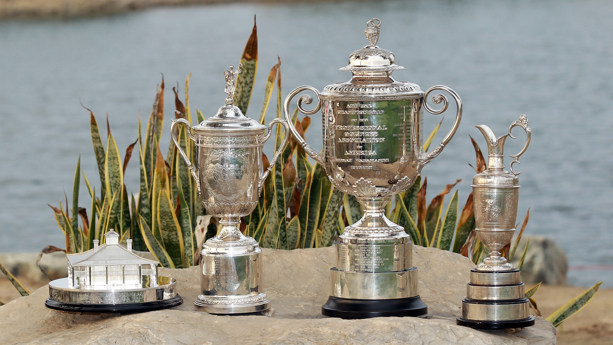 The four Major trophies