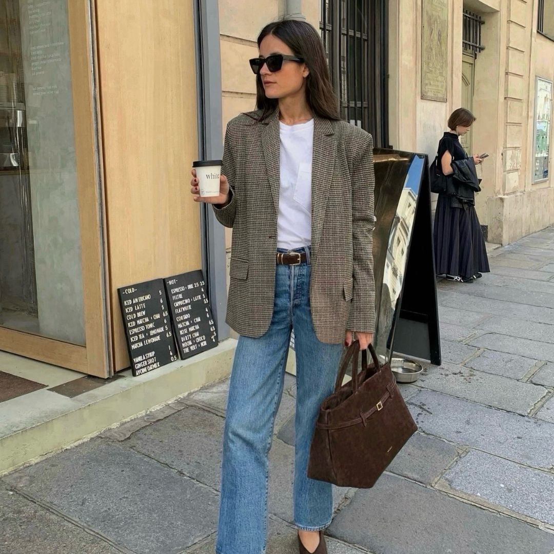 An image of a woman in Paris.