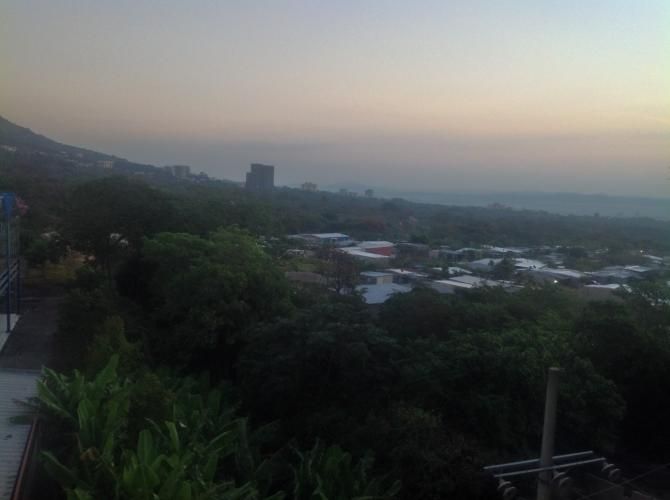 If you rate hotels based on the view from the 4th floor fire escape I had the best possible place to play yoga and watch every sunrise and sunset