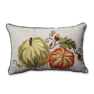 Target Gourdy Harvest throw pillow against a white background.