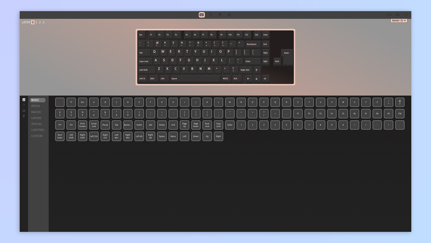 VIA software