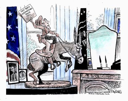 Obama cartoon World TPP Deal