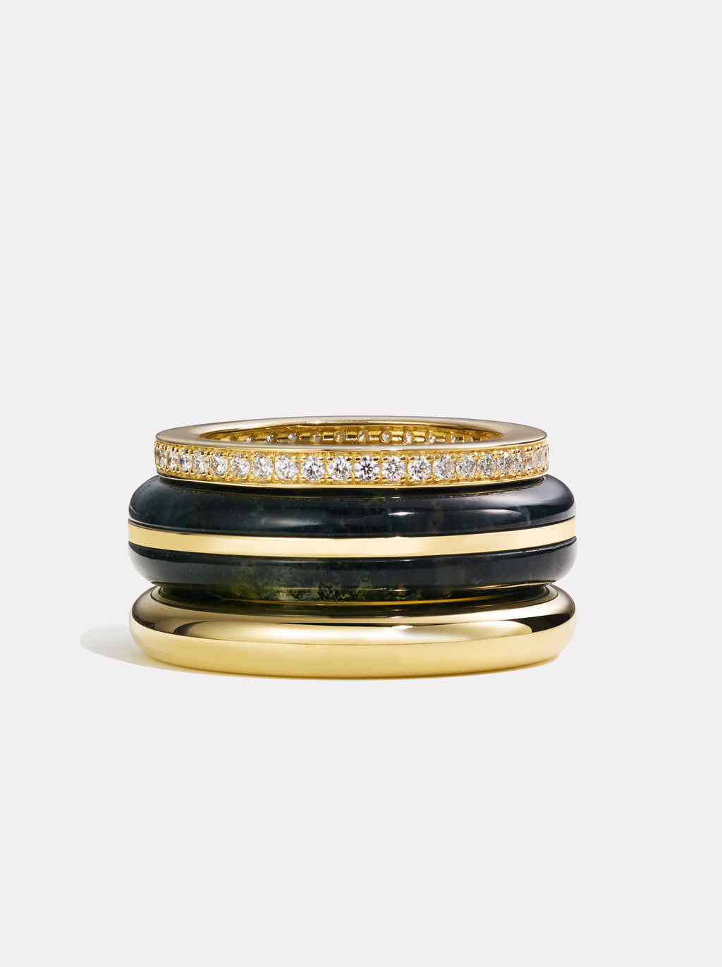 Stack_classic Ring Stack | Moss Agate - 50