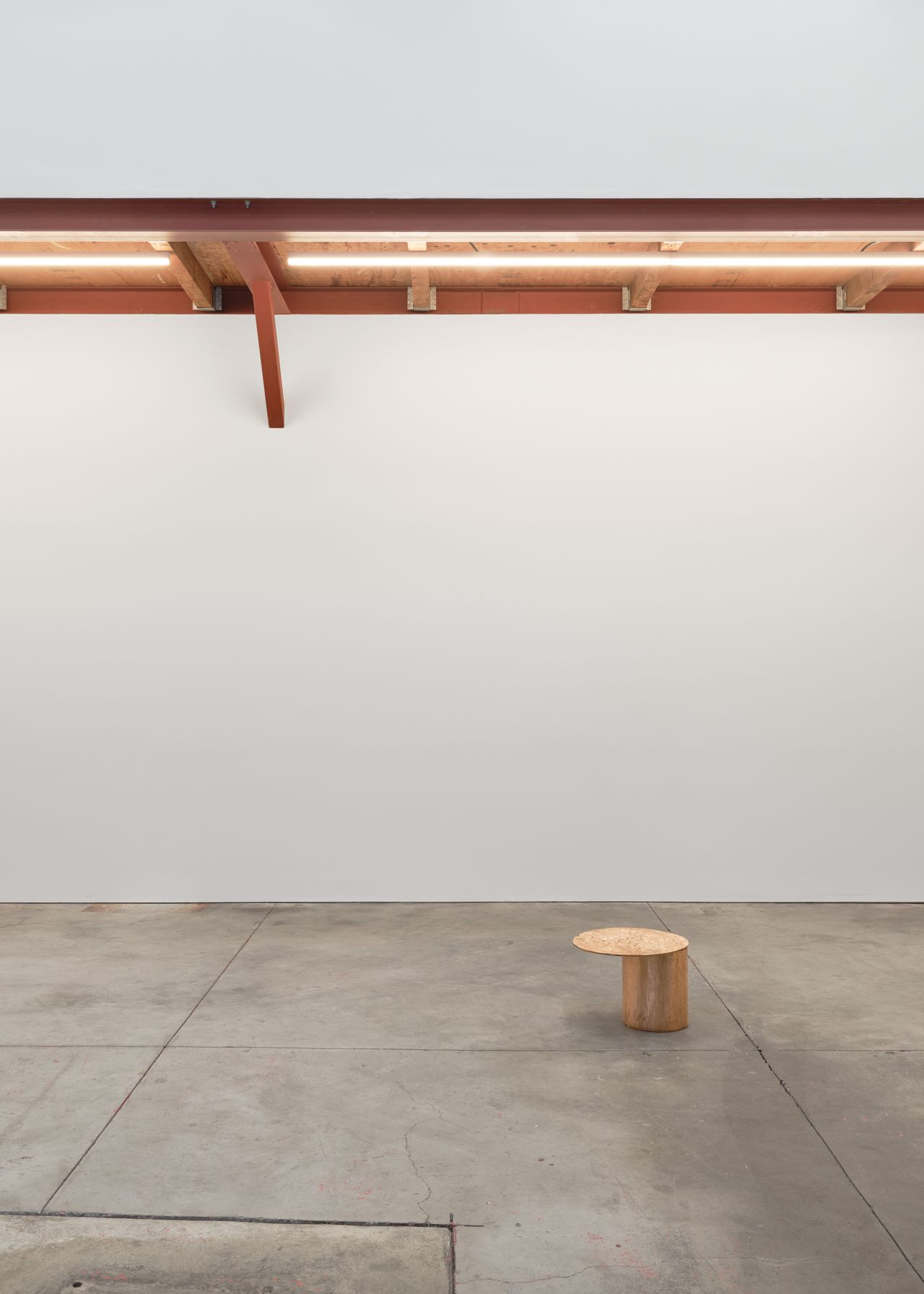 copper furniture by Nifemi Marcus-Bello installed at Marta gallery in LA