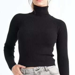 Turtle Neck Ribbed Jumper from John Lewis