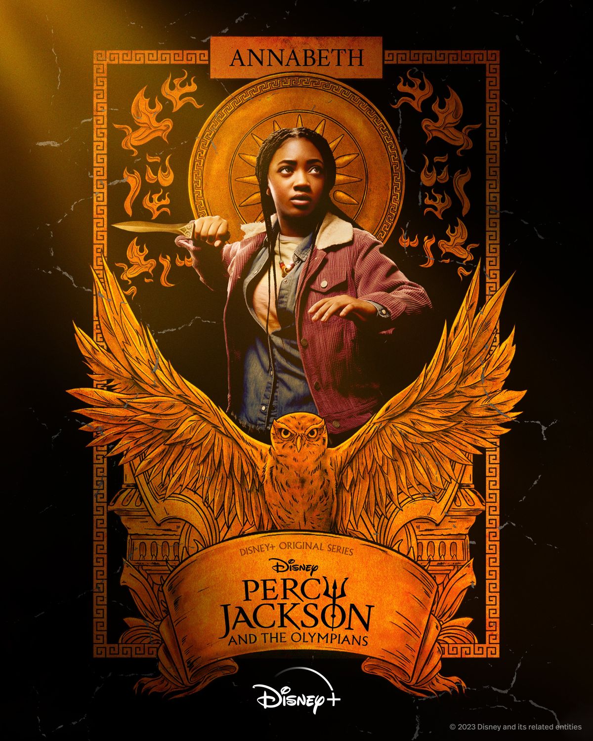 Percy Jackson &amp; The Olympians character poster for Annabeth Chase