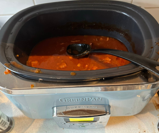 Chili made in the GreenPan Elite 6 Quart Slow Cooker