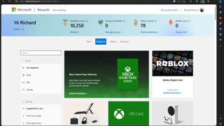 Microsoft Rewards in Microsoft Edge