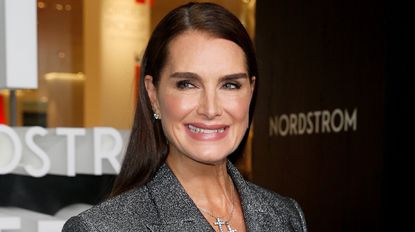 Brooke Shields attends the Nordstrom NYC Flagship Opening Party on on October 22, 2019 in New York City.
