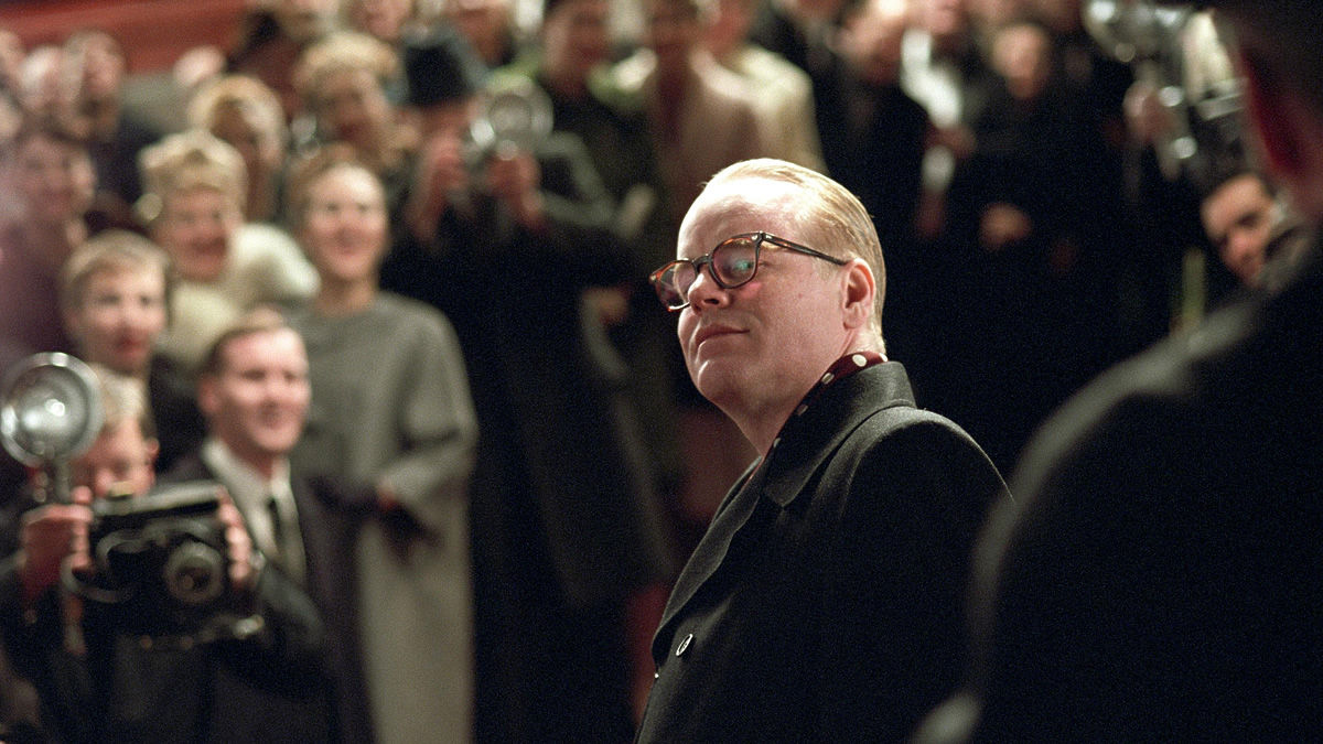 Philip Seymour Hoffman in Capote
