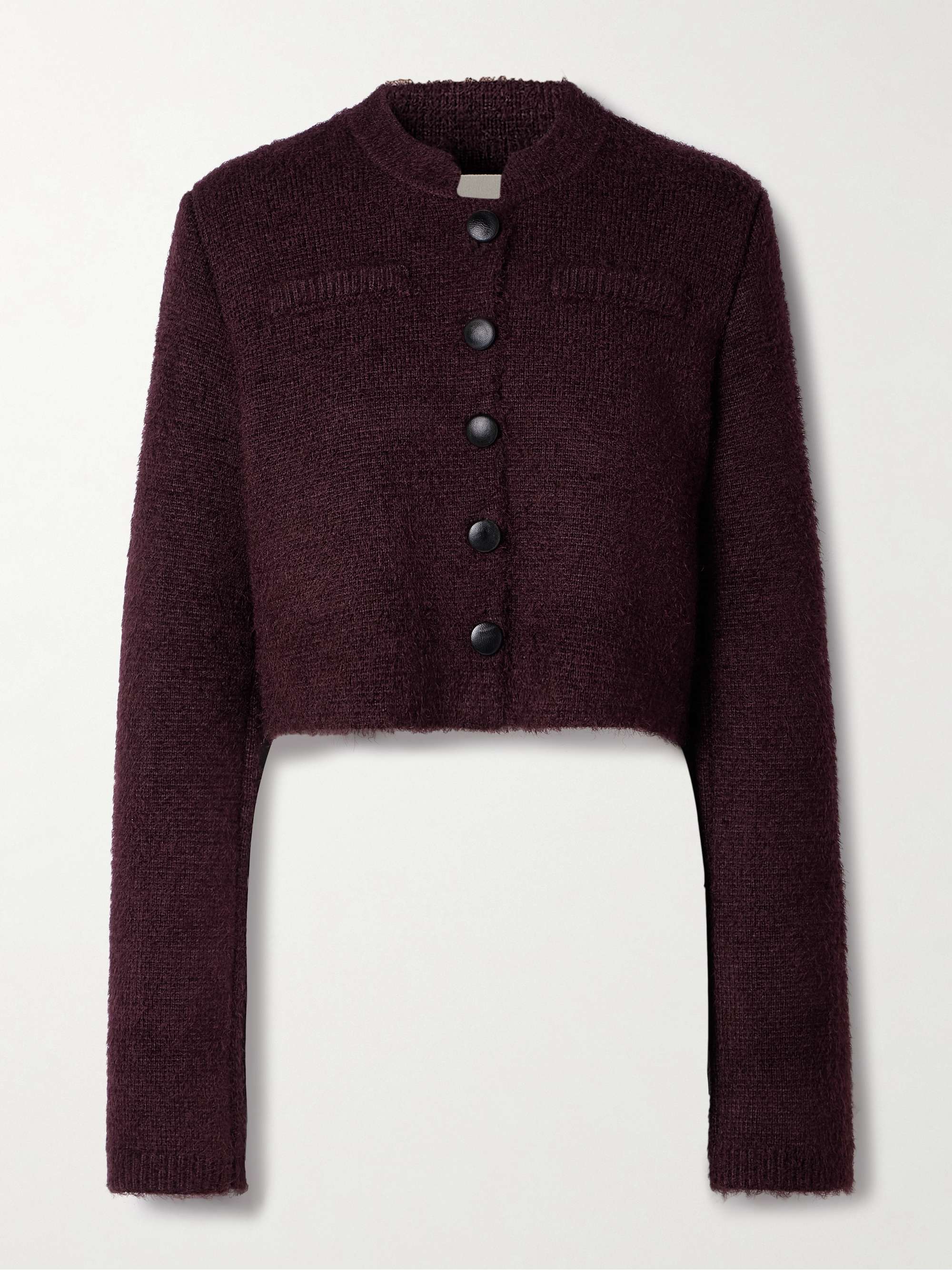 Ello Brushed Silk and Cashmere-Blend Cardigan