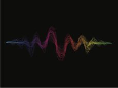 Sound waves illustration.