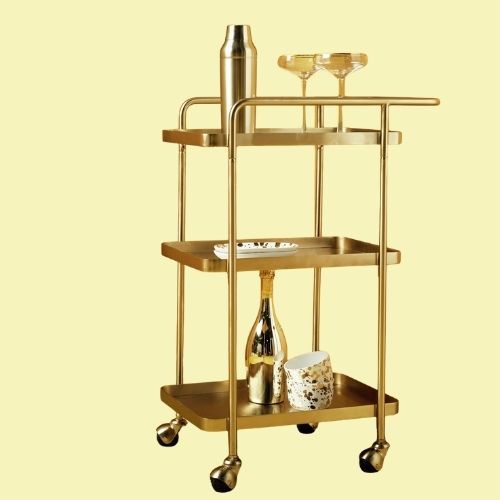 Gold Edit Drinks Trolley