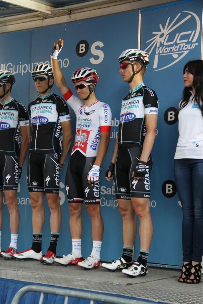 Michal Kwiatkowski and Tony Martin (Omega Pharma Quick Step)