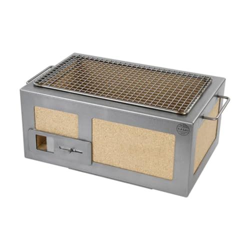 Kasai Konro Little Japanese Charcoal Grill &amp;ndash; Table Top Konro Bbq for Sear, Plancha &amp;amp; Robata Cooking &amp;ndash; Made in Britain &amp;ndash; Feeds 2-4 People &amp;ndash; 11.1kg