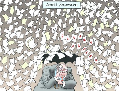 Editorial Cartoon U.S. Panama Papers 2016