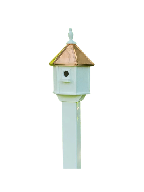 Copper Roof Birdhouse