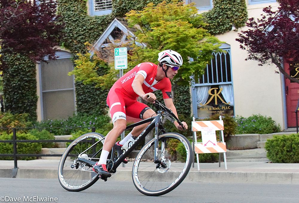Sam Gaze (Specialized) with two laps to go