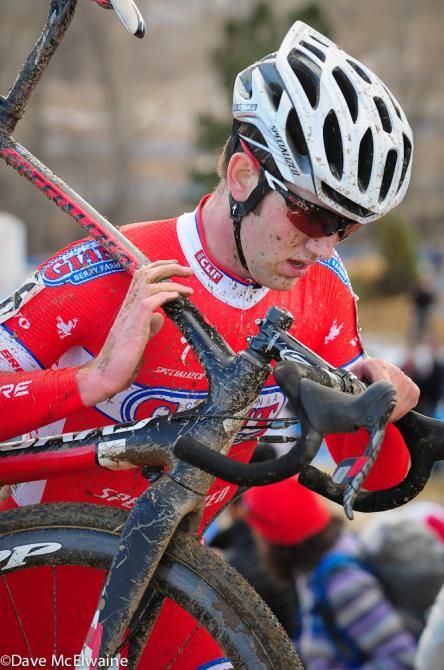 Tobin Ortenblad (California Giant Cycling) racing in fifth place