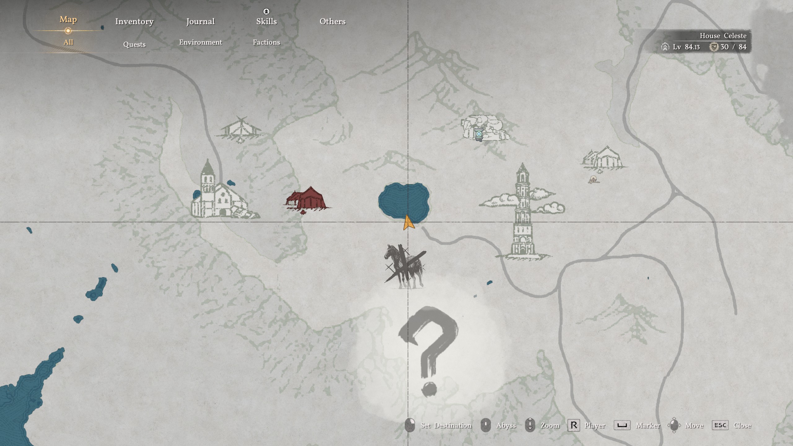 Crimson Desert legendary horses - Spire of Insight pond