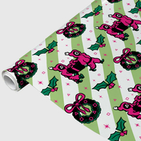 Squid Game Wreath Pattern Wrapping Paper: was $7.95, now $5.57