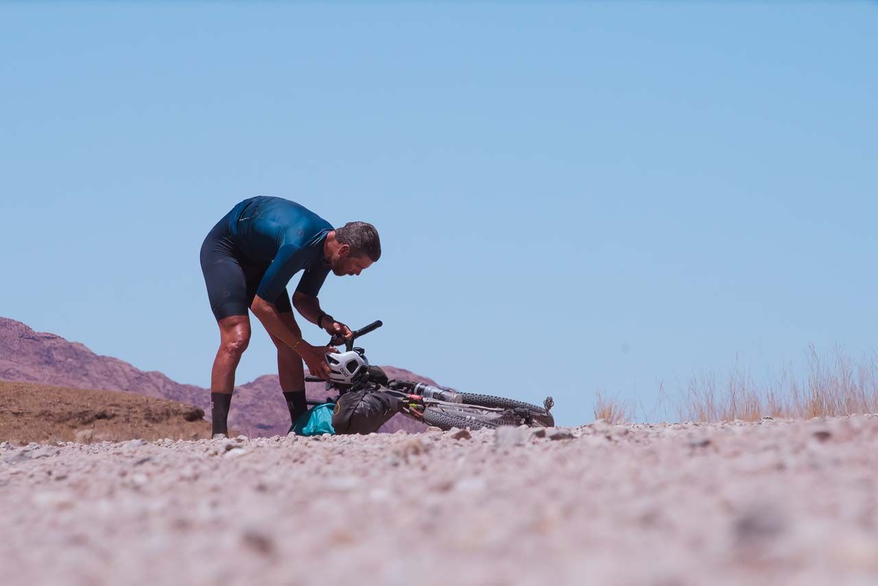 Day 7 of the 2022 Rhino Run, 2,750km from South Africa's Western Cape through to Windhoek in Namibia